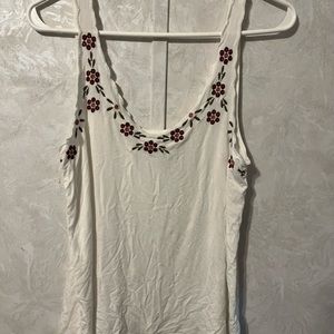 White tank top and soft 🧸💓